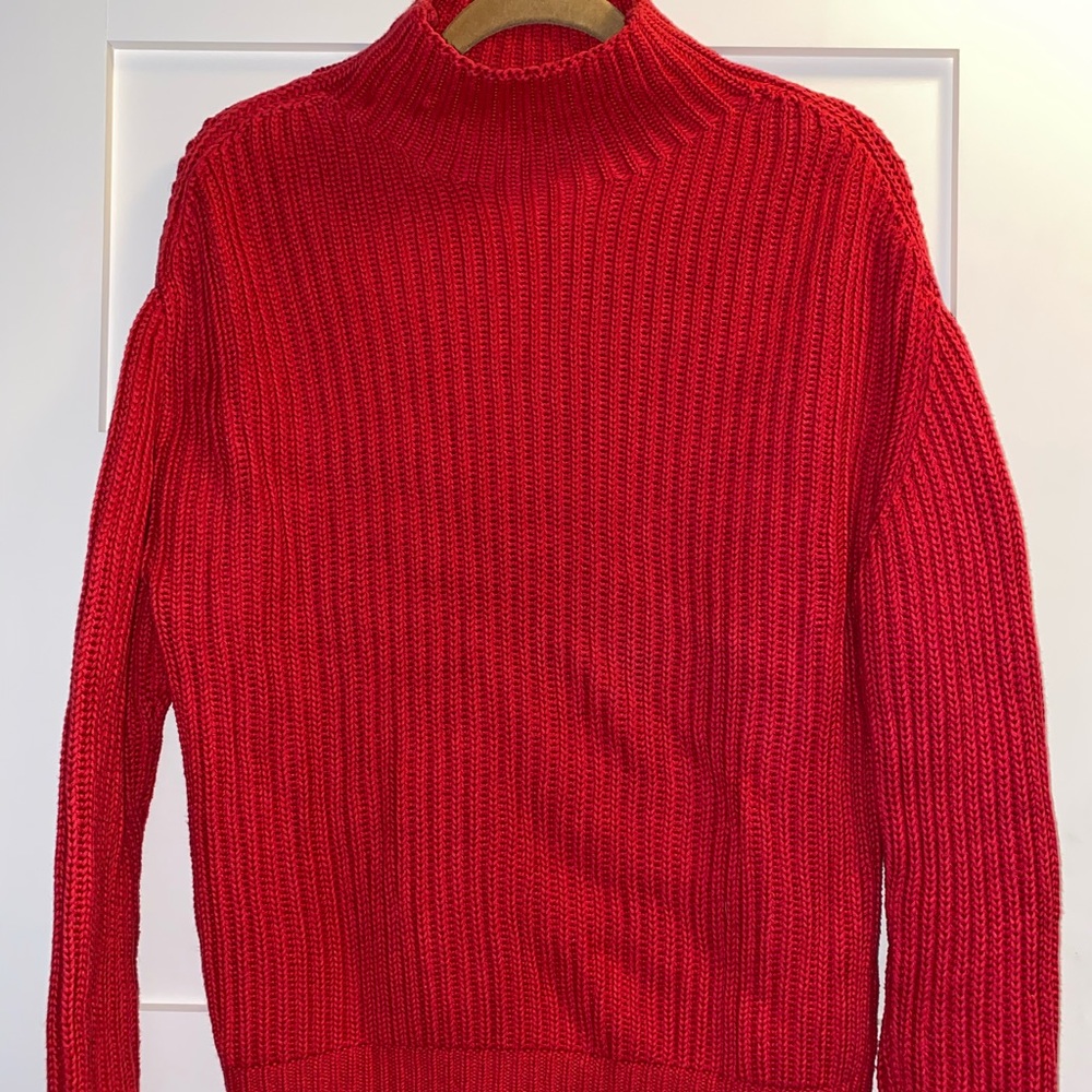Red Knit Sweater